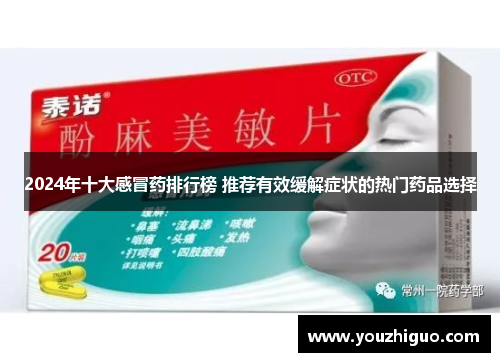 2024年十大感冒药排行榜 推荐有效缓解症状的热门药品选择